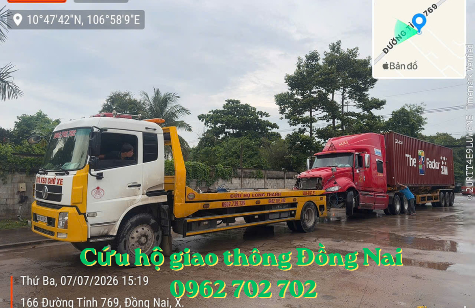 Cứu hộ giao thông cao tốc Long Thành