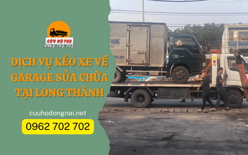 dịch vụ kéo xe về garage sửa chữa